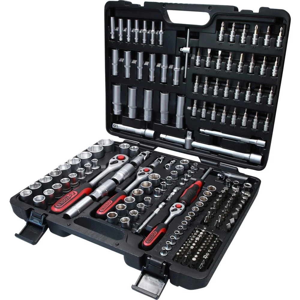 KS Tools 1/4 3/8 1/2 Socket Wrench-Set 195-pie.