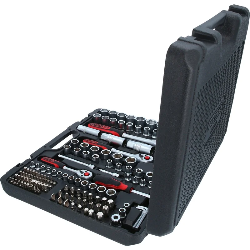 KS Tools 1/4 3/8 1/2 Socket Wrench-Set 195-pie.