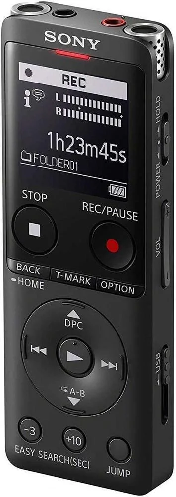 Gravador Sony Icdux570b Preto 