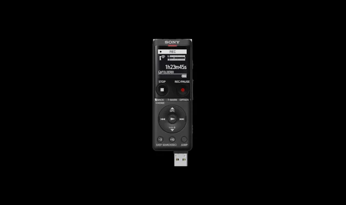 Gravador Sony Icdux570b Preto 