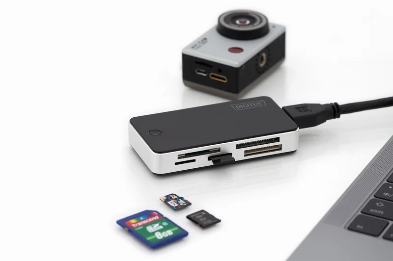 Leitor Cartões All-In-One Reader Usb 3.0 Preto - Digitus