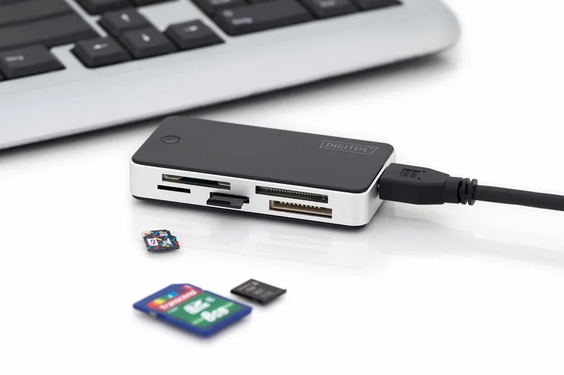Leitor Cartões All-In-One Reader Usb 3.0 Preto - Digitus