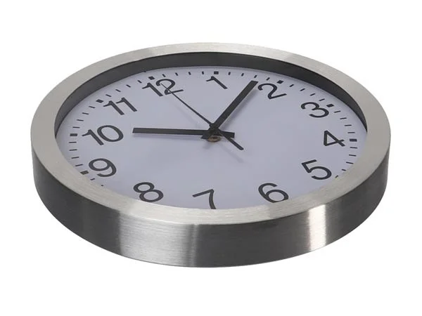 Reloj de Pared de Aluminio -  30 Cm