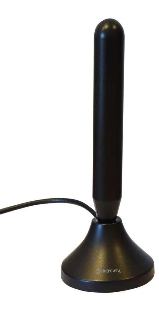 Antena Uhf Portátil para Hdtv Con Base Magnética