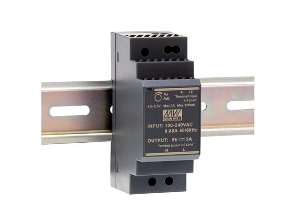 Fonte de Alimentação Industrial 12 V 2 a para Calha Din com Saída Única de 30 W