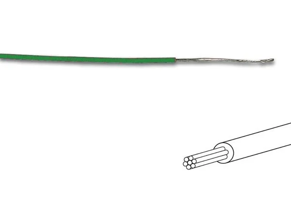 Fio de Ligação  1.4 Mm 0.2 Mm² Multifilar Verde