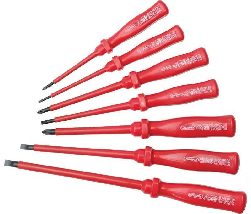 Conjunto De 7 Chaves De Fenda Isoladas Din 1000v