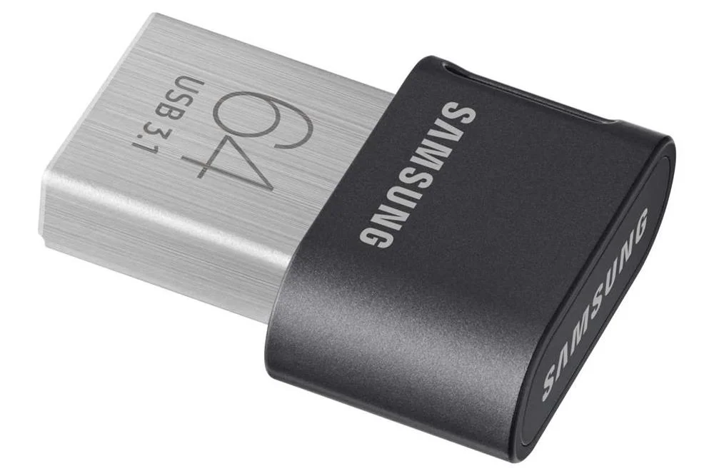 Memória Usb 3.1 Samsung Muf-64ab Preto Prateado 64 Gb 