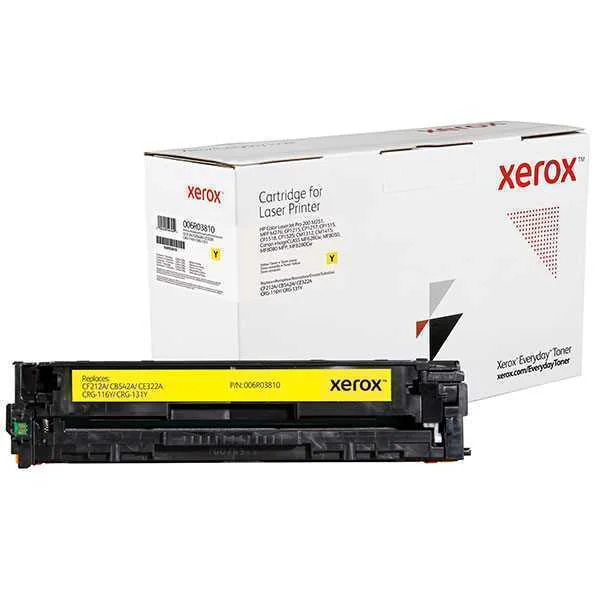 Xerox Toner Cartridge Everyday Compatible With Canon Crg-131y / Hp Cb542a / Hp Ce322a / Hp Cf212a - 
