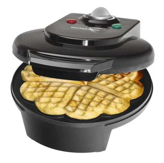 Bomann Wa 5018 Cb Black Heart Waffle Maker