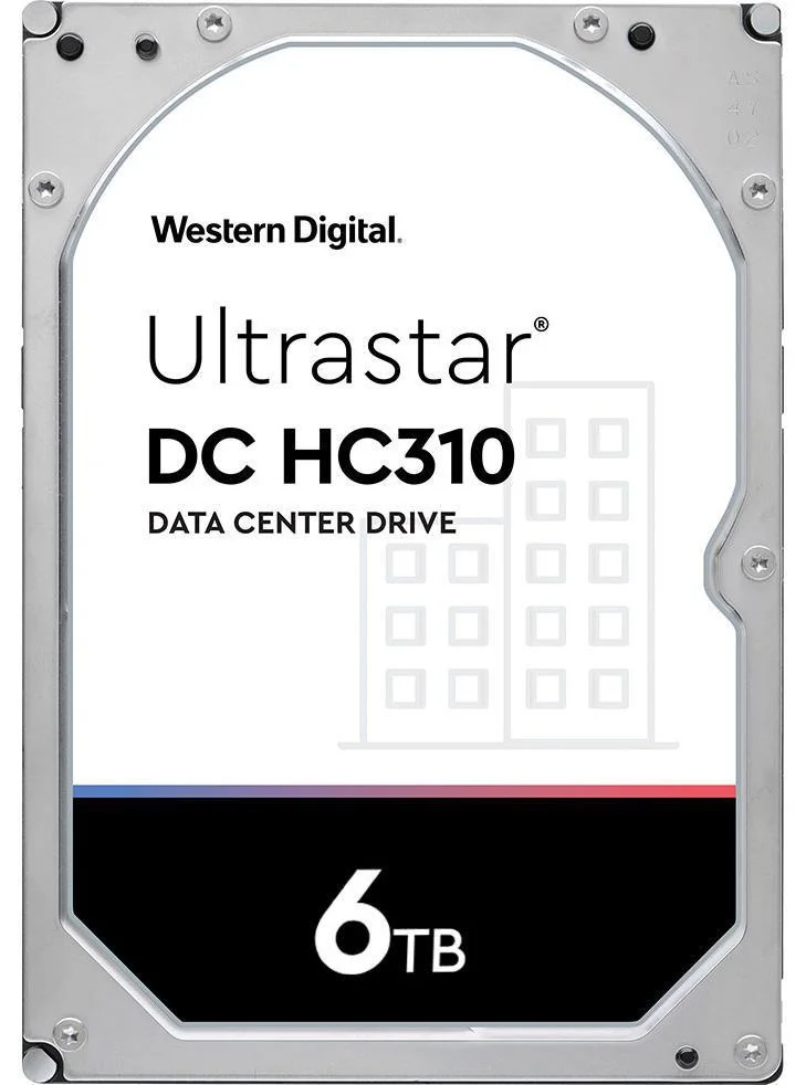 Wdc  8.9cm (3.5")   6tb Sas Hus726t6tal5204 7200  256mb Intern