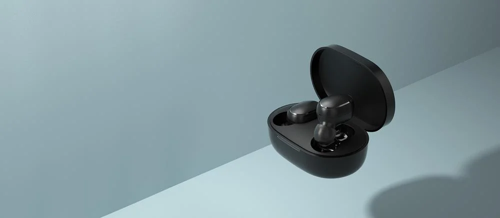 Earpods Bluetooth Xiaomi Airdots Basic 2  Preto com Estojo