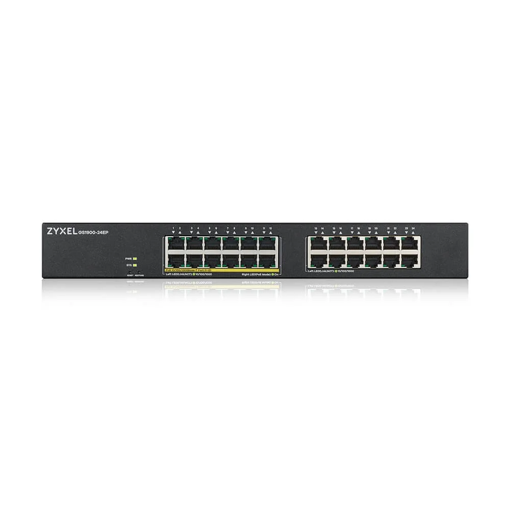 Switch Zyxel Gs1900-24ep-Eu0101f