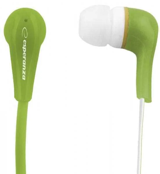 Auriculares Lollipop c/ Fios Stereo Verde - ESPER.