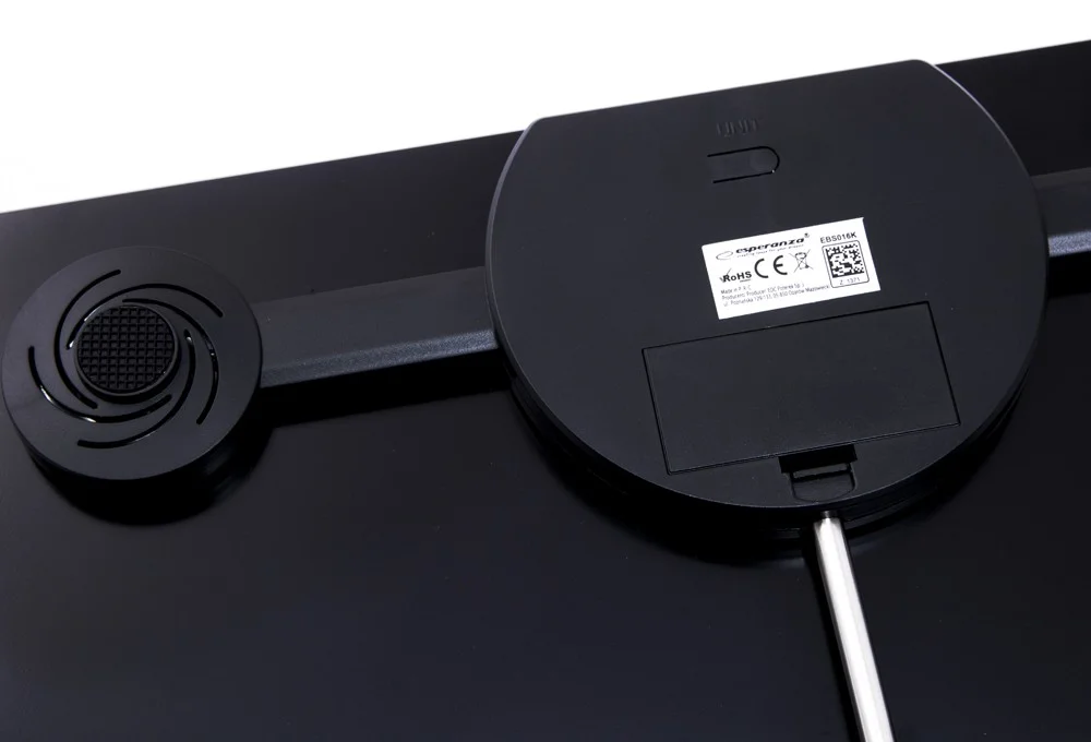 Esperanza Ebs016k Personal Scale Electronic Personal Scale Square Black