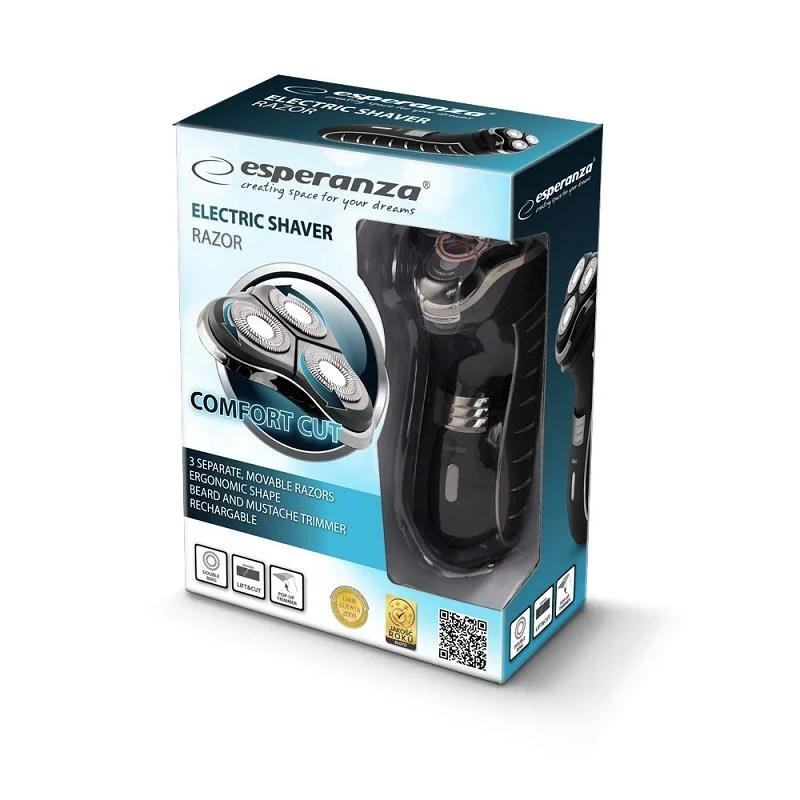 Esperanza Men's Shaver Razor Black