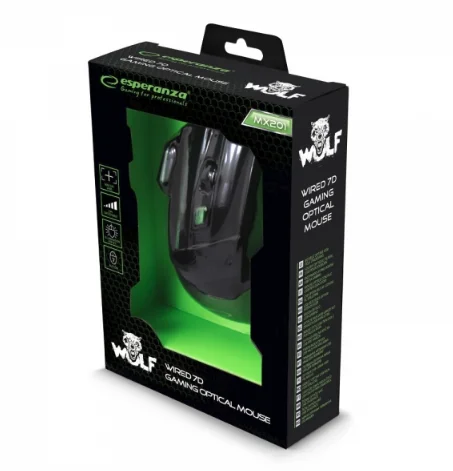 Rato 7d Usb 7 Botões 2400dpi - Esperanza