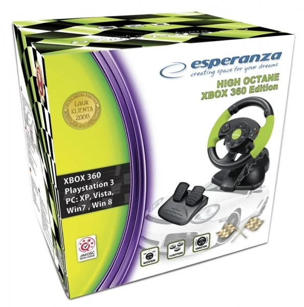 Volante Gaming Multiplataforma Esperanza Eg104