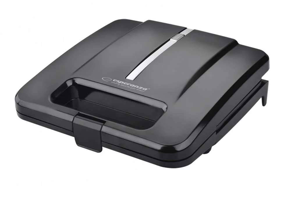 Esperanza Sandwich Maker 1000w Parmigiano Black
