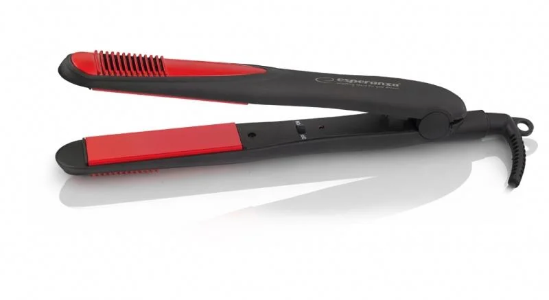 Alisador de Cabelo Esperanza 35w Vermelho e Preto