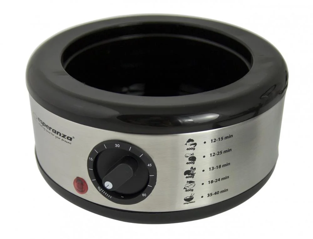 Cozedor a Vapor 3 Recipientes 400w Inox Esperanza