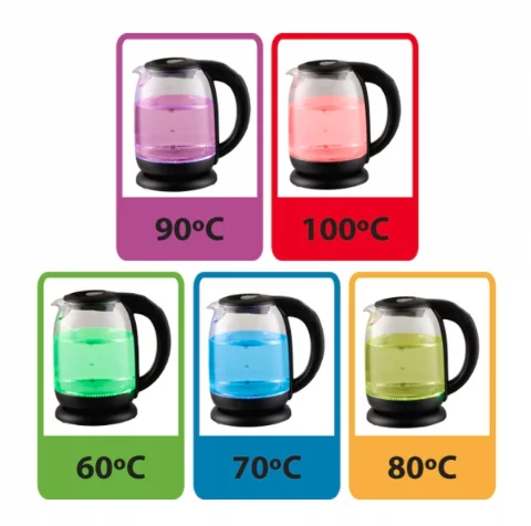 Hervidor Eléctrico Esperanza 1.7 L Negro