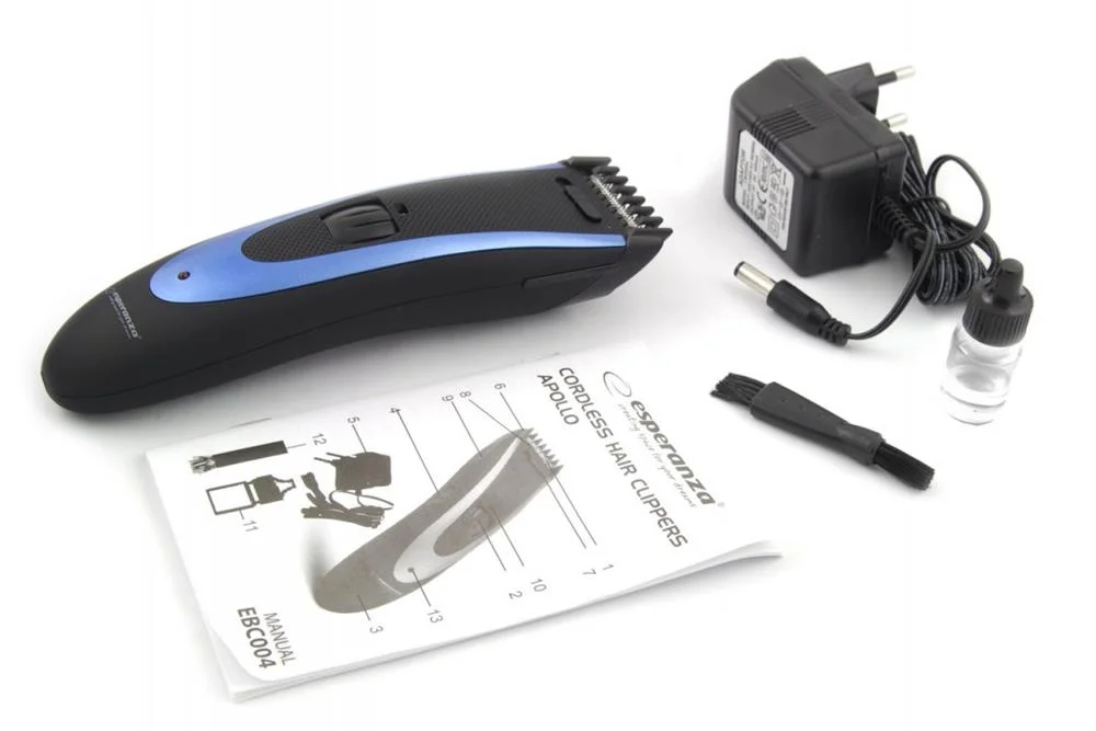 Esperanza Hair Clipper Apollo Black/Blue