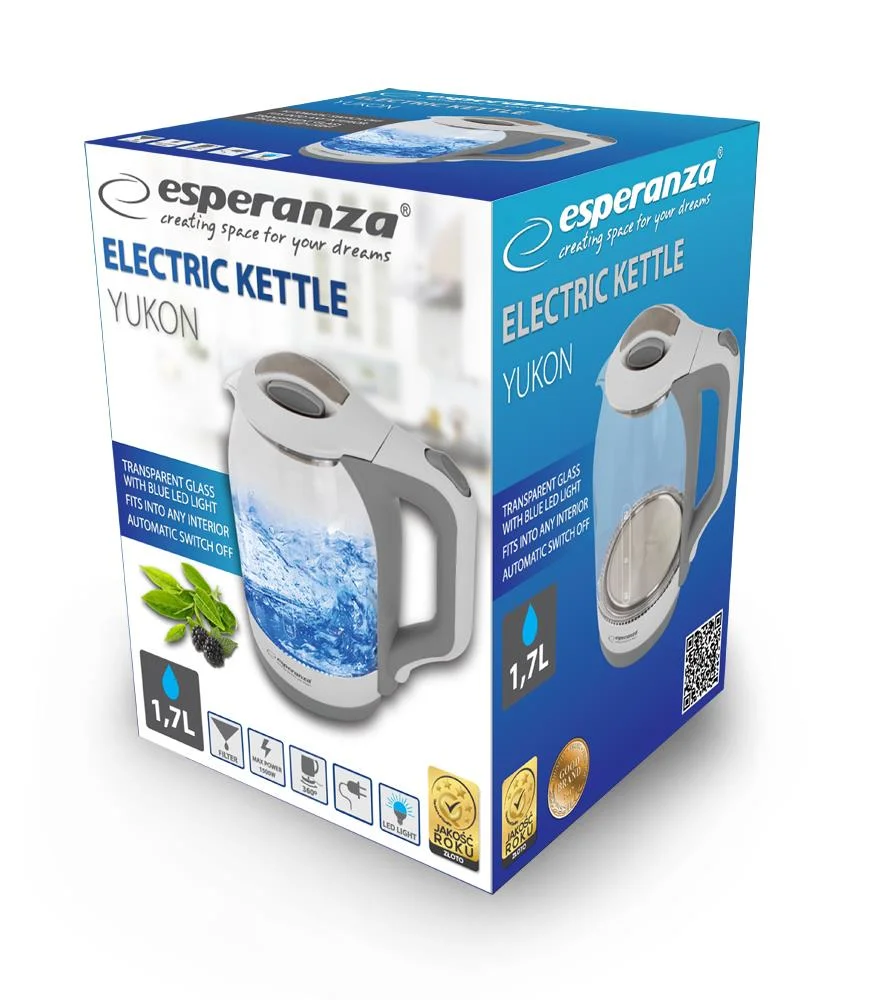 Jarro Eletrico Esperanza 1.7 L 1500 W Branco