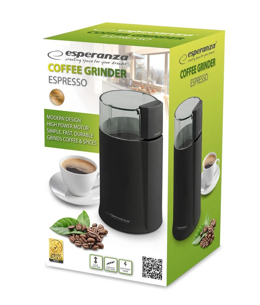 Esperanza Coffee Grinder Espersso Black
