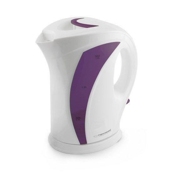 Esperanza Electric Kettle Iguazu 1.7 L White/Violet