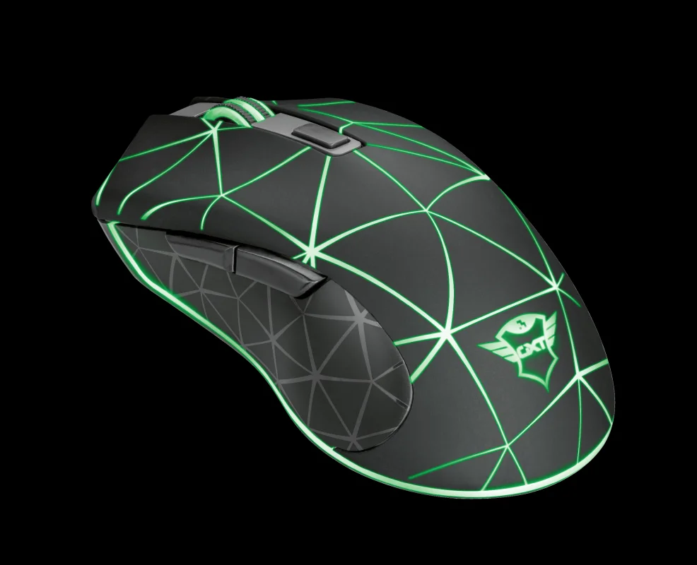 Rato Gaming Trust 22988 Gxt133 Preto 4000 Dpi 