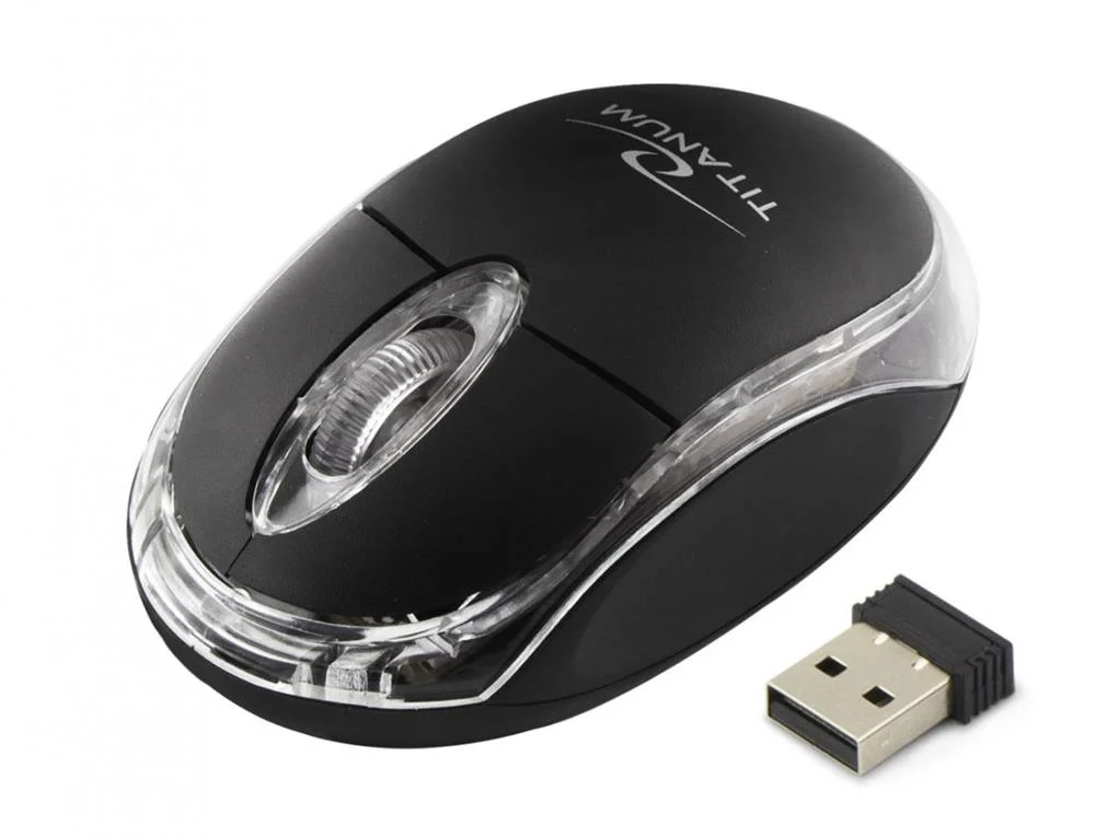 Rato Óptico Titanum 3d Sem Fios 1000 Dpi