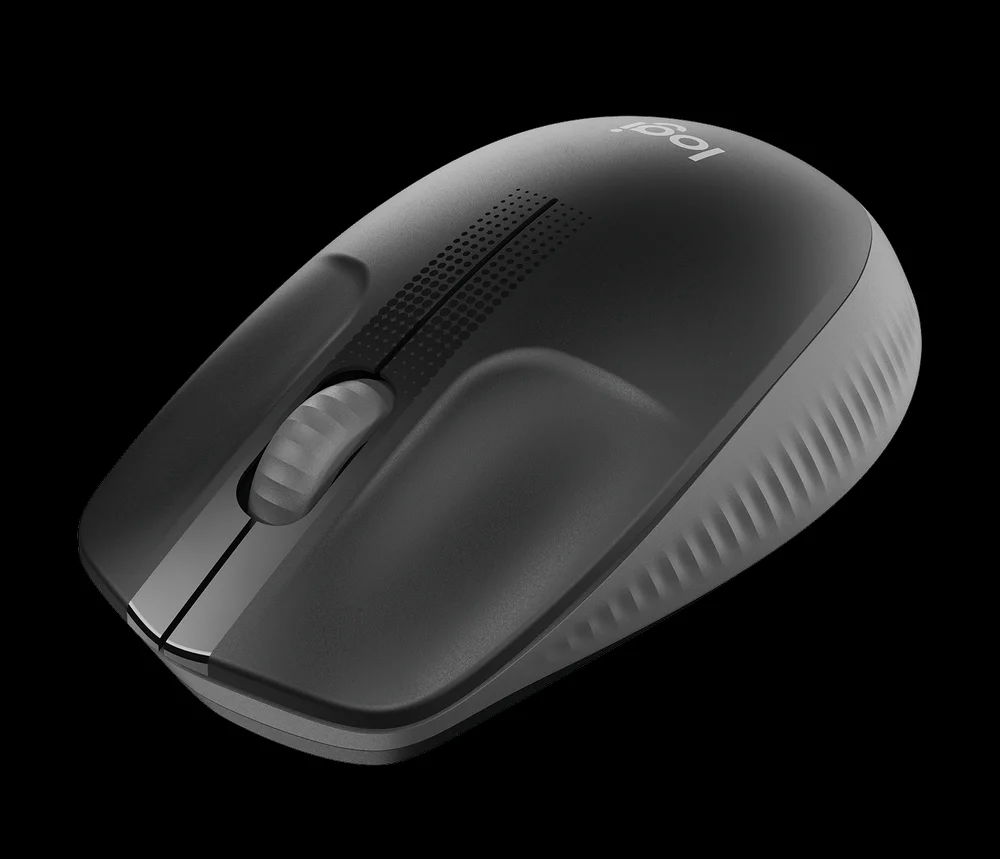Logitech M190 Full-Size Wireless Mouse Charcoal (910-005905)
