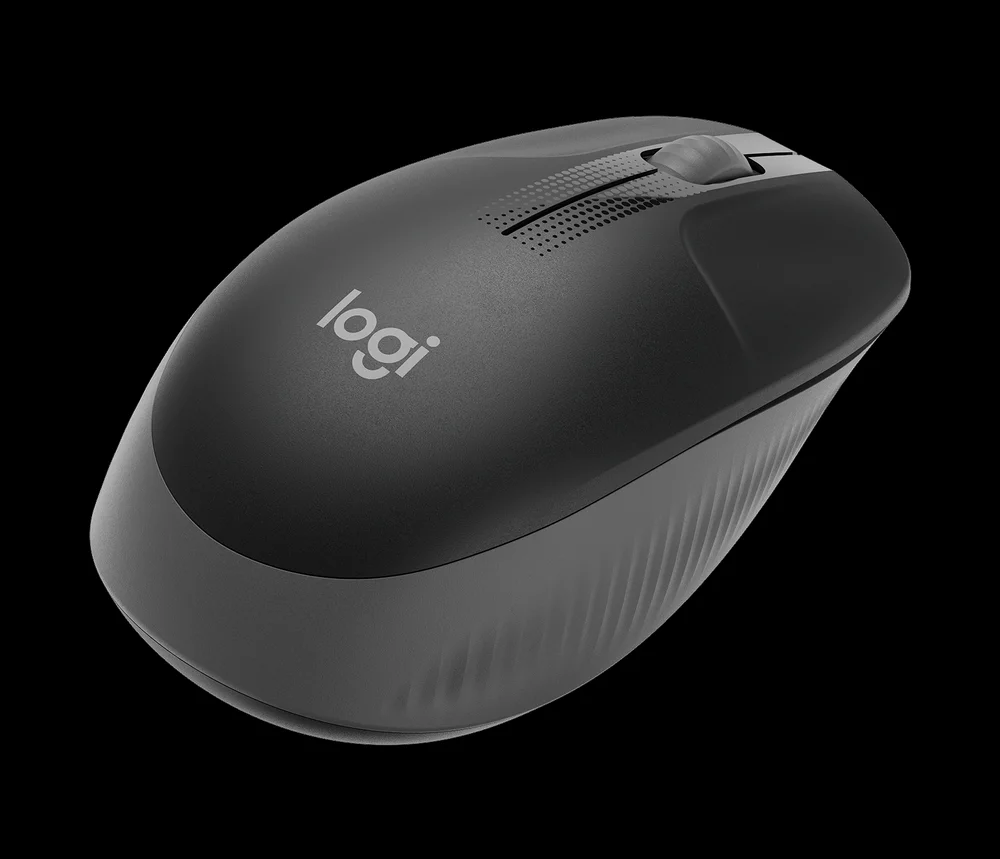 Logitech M190 Full-Size Wireless Mouse Charcoal (910-005905)