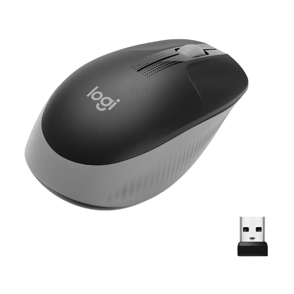 Rato Óptico Logitech M190 Full-Size Wireless Mouse 1000dpi Cinzento