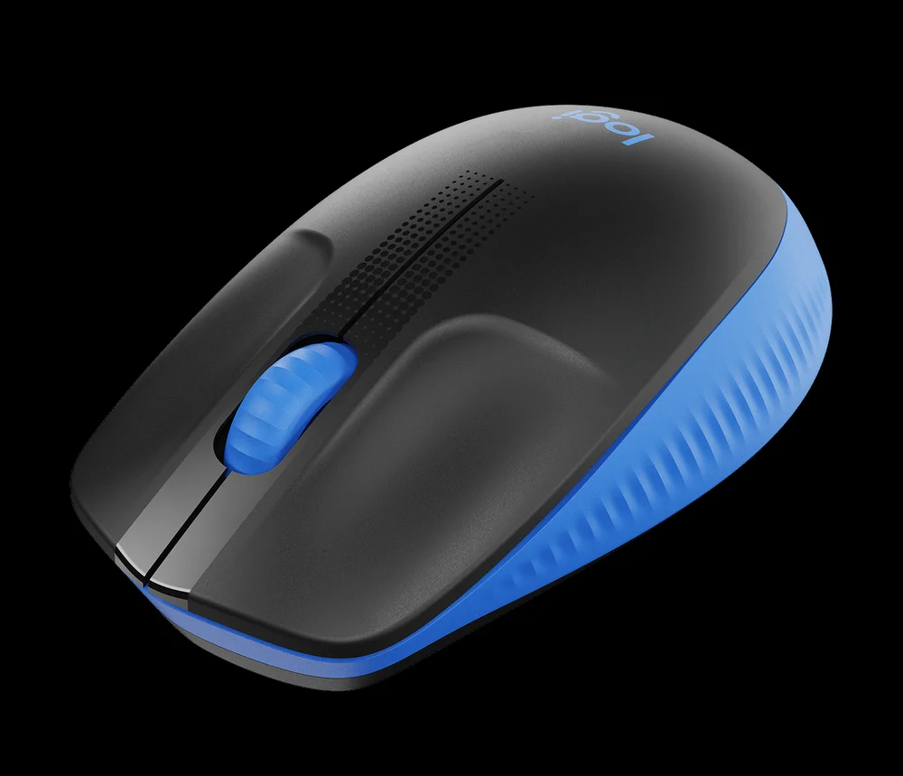 Logitech M190 Full-Size Wireless Mouse Blue (910-005907)