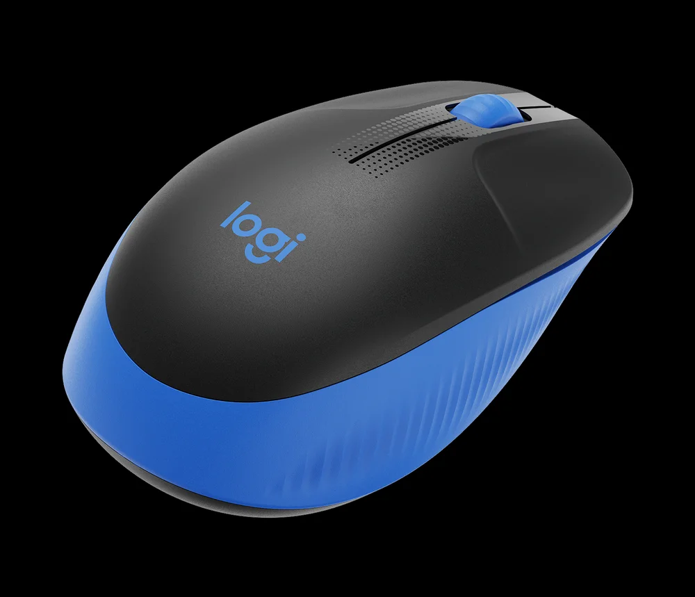 Logitech M190 Full-Size Wireless Mouse Blue (910-005907)