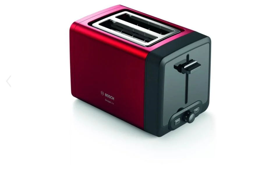 Bosch Tat4p424de Toaster 2 Slice(S) 970 W Black  Red