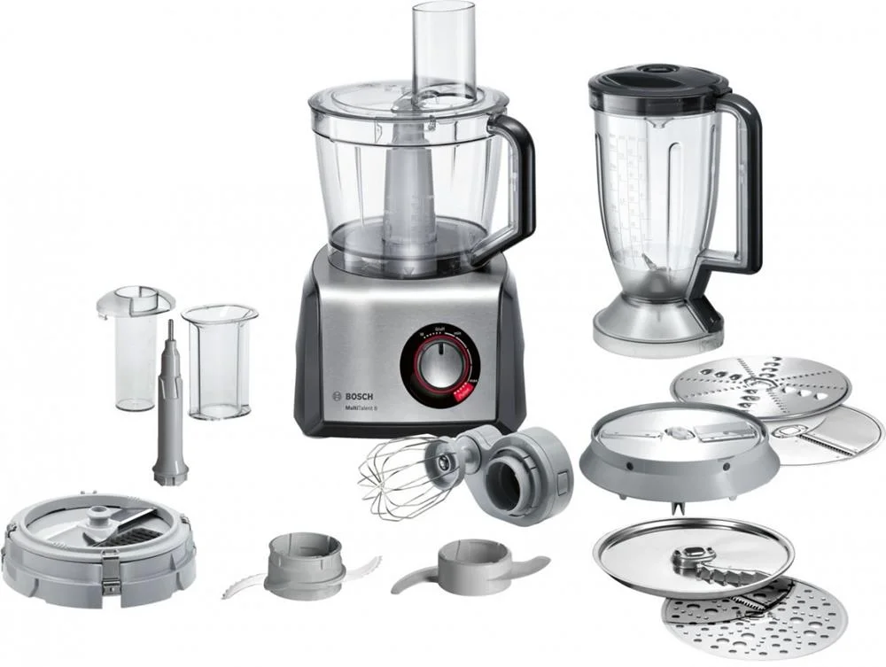 Bosch Mc812m865 Food Processor 1250 W 3.9 L Black  Stainless Steel