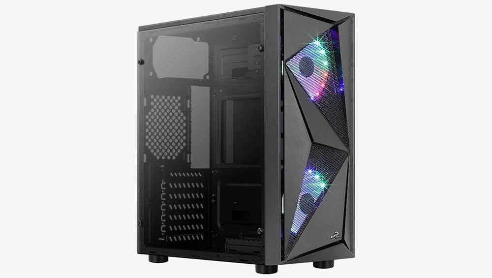 Aerocool Glider Cosmo-A-Bk-V2, Midi Tower, Pc, Ac.