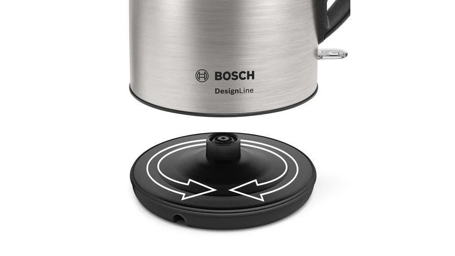 Bosch Twk3p420 Electric Kettle 1.7 L 2400 W Black  Stainless Steel