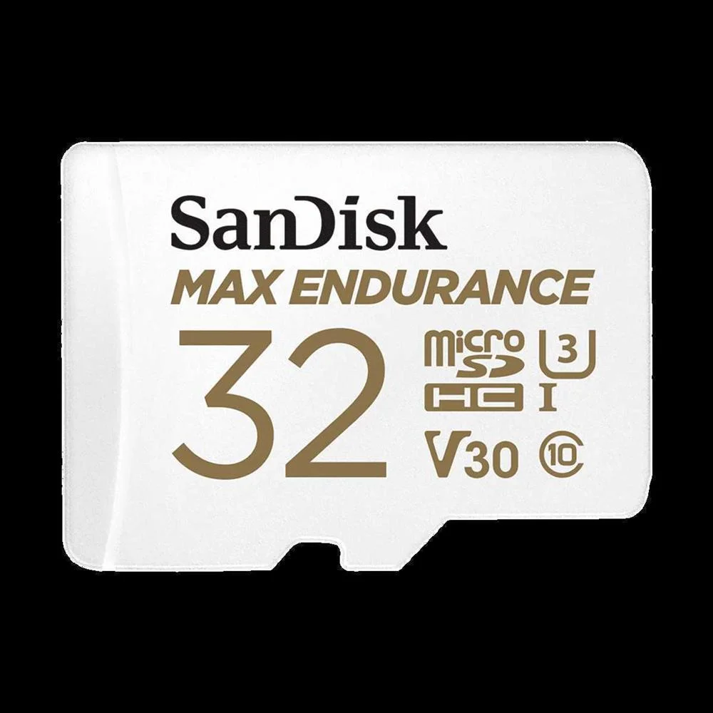 Sd Microsd Card  32gb Sandisk Max Endurance Inkl. Adapter