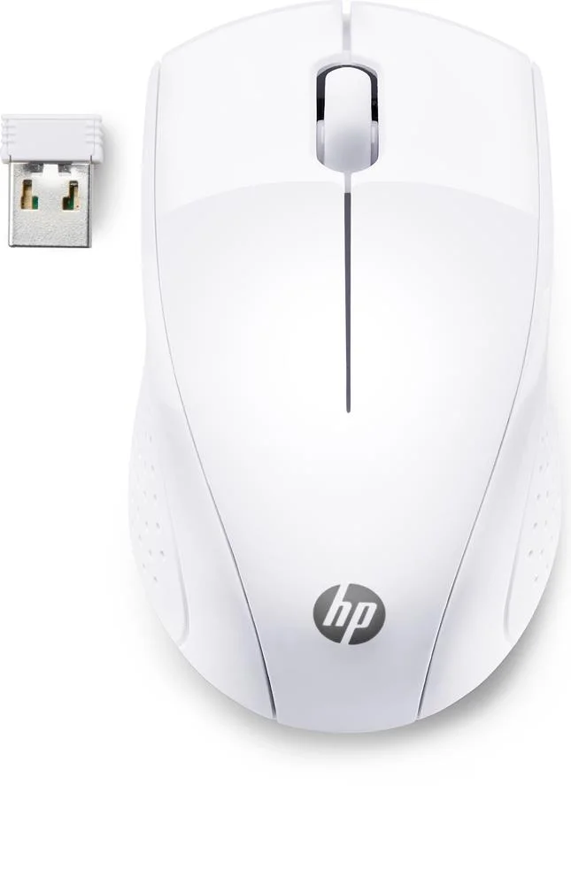 Ratón Inalámbrico Hp 220/ Hasta 1600 Dpi/ Blanco .