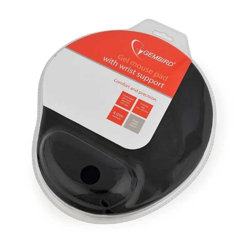 Gembird Mp-Gel-Black Mouse Pad