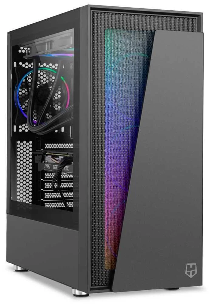 Caixa Semitorre ATX NOX Hummer Blaster LED RGB