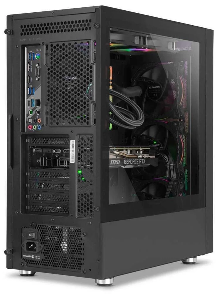 Caixa Semitorre ATX NOX Hummer Blaster LED RGB