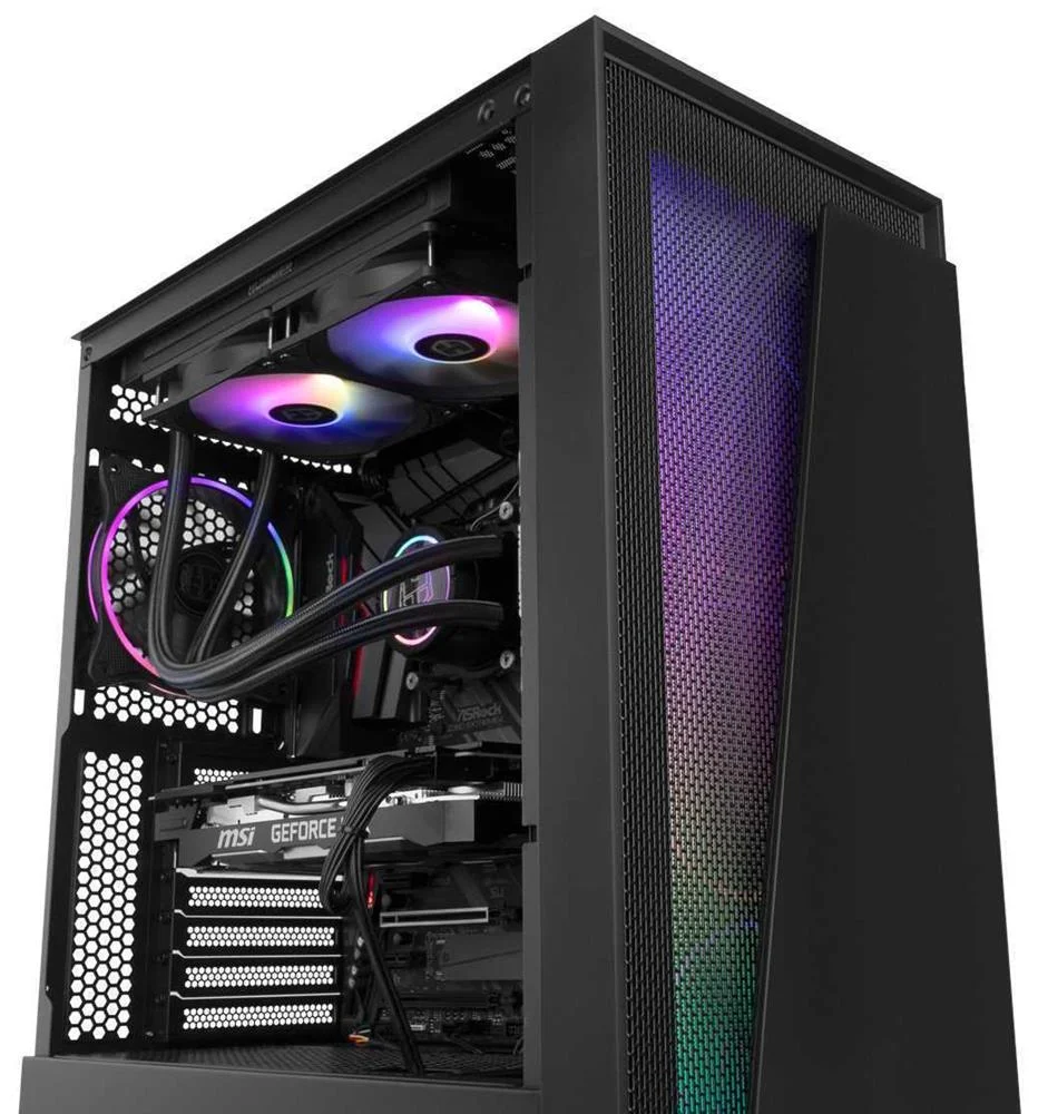 Caixa Semitorre ATX NOX Hummer Blaster LED RGB