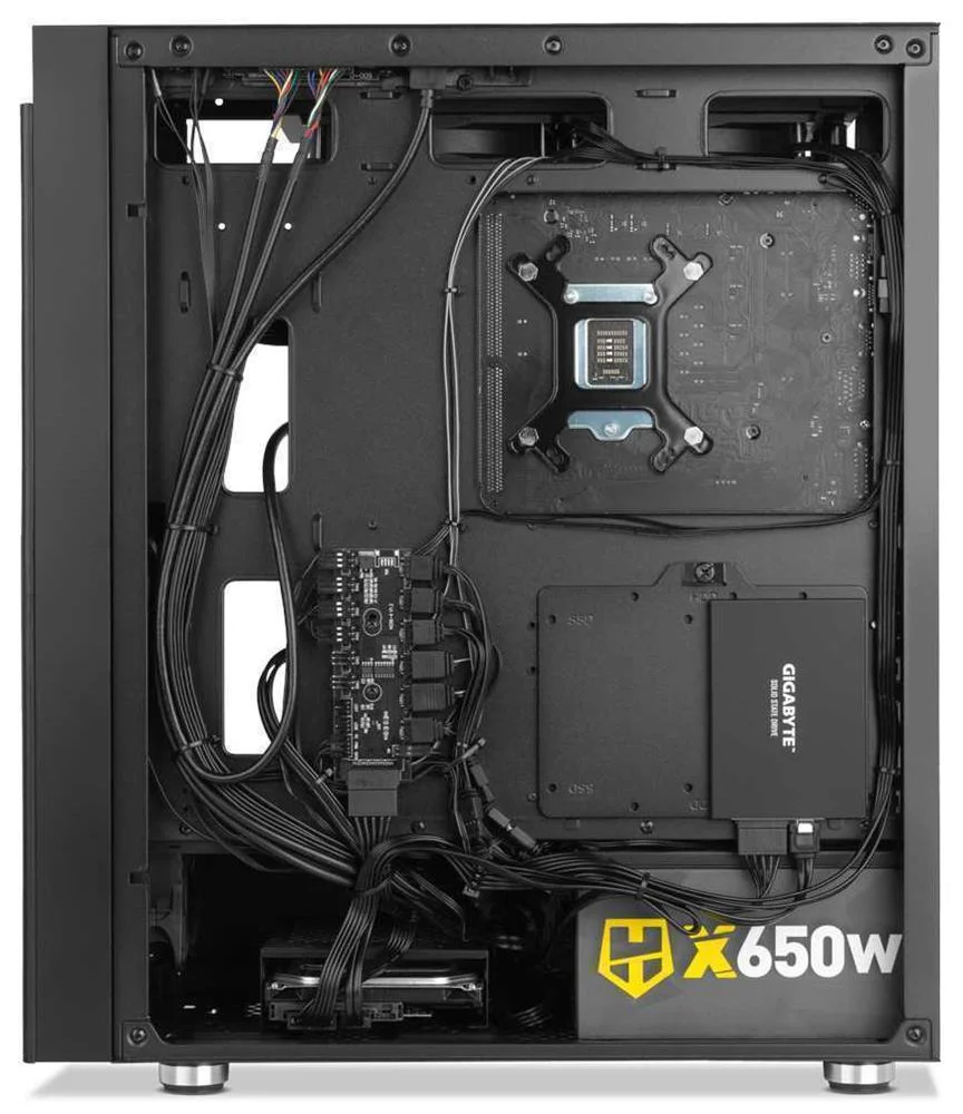 Caixa Semitorre ATX NOX Hummer Blaster LED RGB