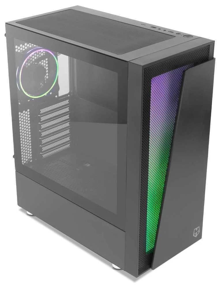 Caixa Semitorre ATX NOX Hummer Blaster LED RGB