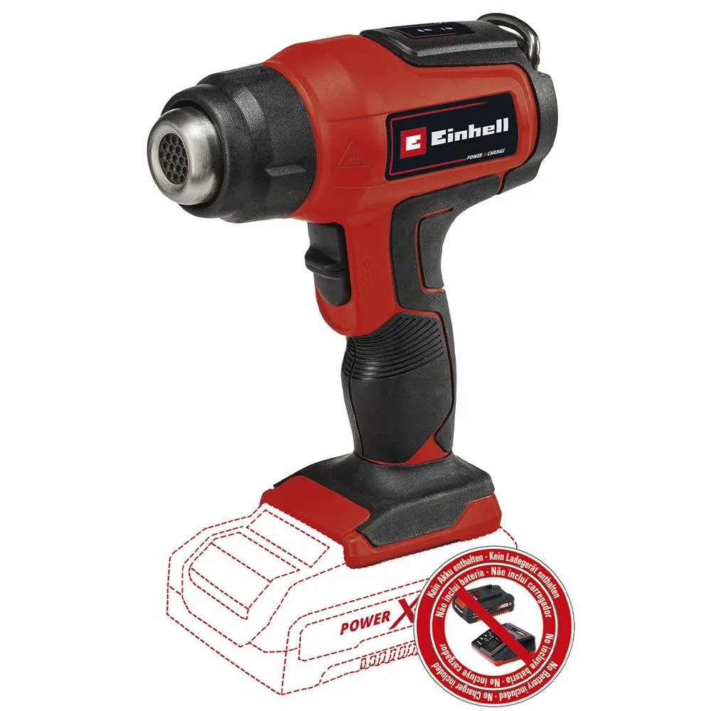 Pistola de Ar Quente a Bateria Einhell Te-Ha 18 Li - Solo
